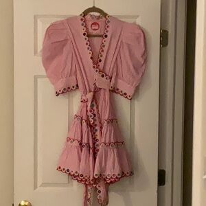 Pink and White Dress